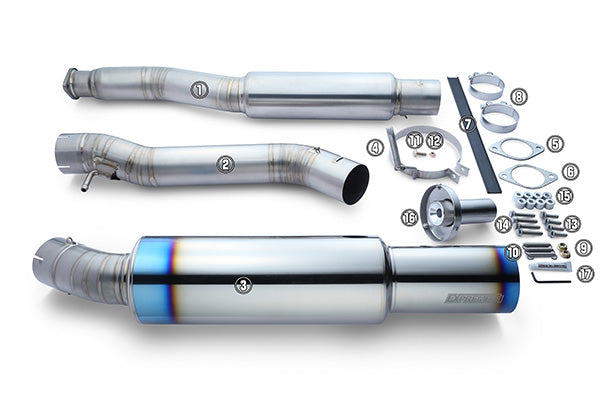 Tomei Ti Exhaust Replacement Part For Q50