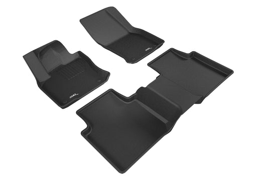 3D MAXpider Floor Mat For VOLKSWAGEN TIGUAN 5-SEAT 2018-2024 KAGU BLACK R1 R23D MAXpider