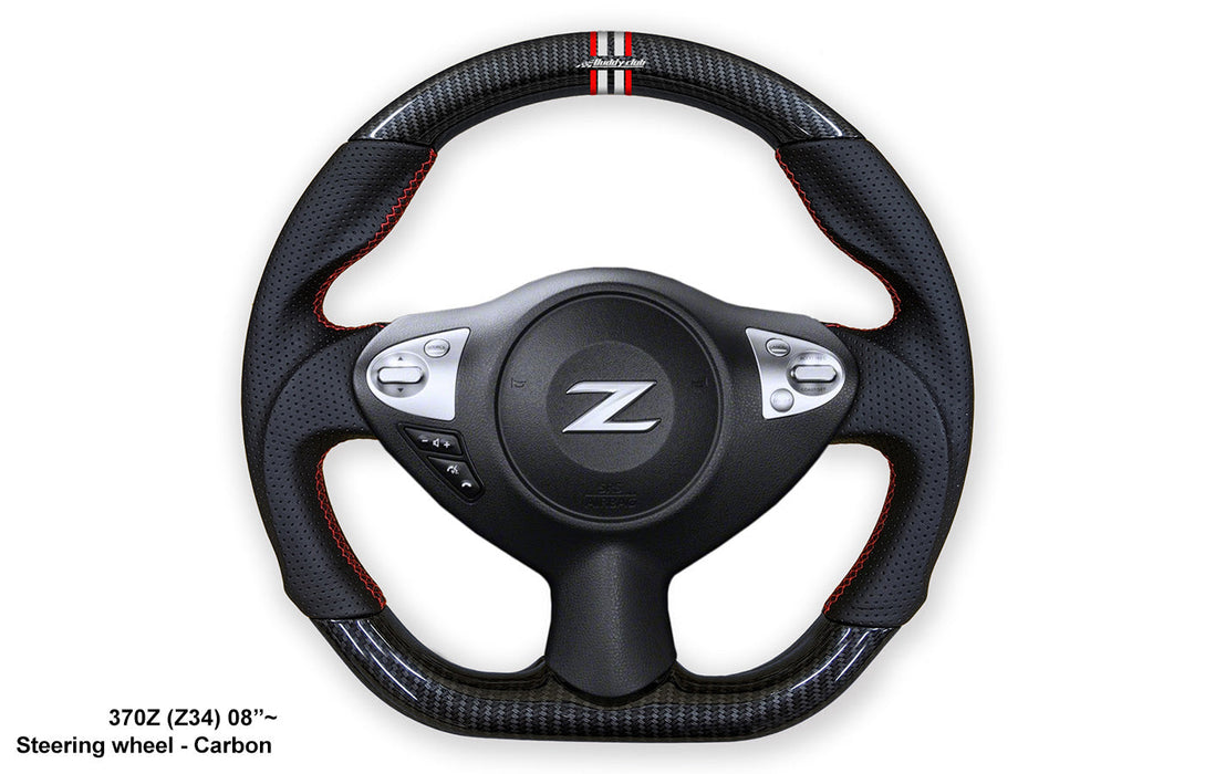 Buddy Club Sport Steering Wheel Carbon for 2009-2020 Nissan 370Z