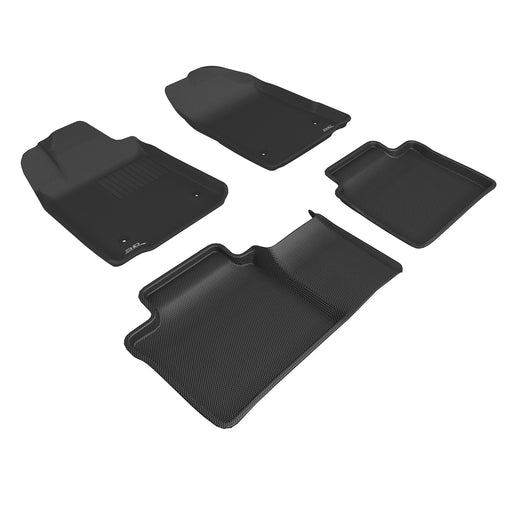 3D MAXpider Floor Mat For LEXUS ES350 2007-2012 KAGU BLACK R1 R23D MAXpider