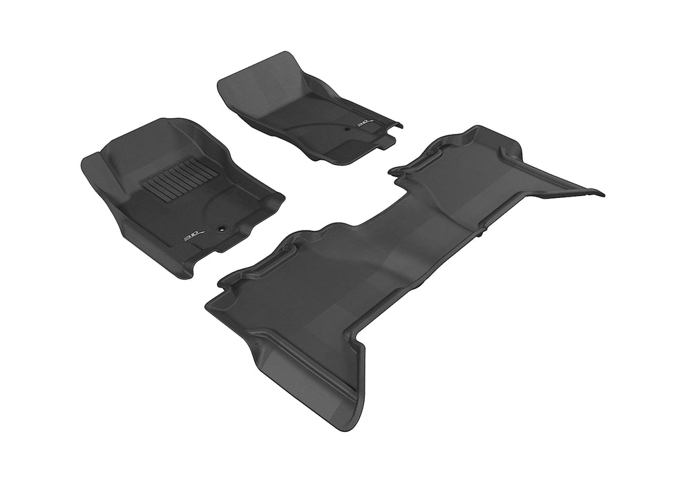 3D MAXpider Floor Mat For NISSAN PATHFINDER 2005-2012 KAGU BLACK R1 R23D MAXpider