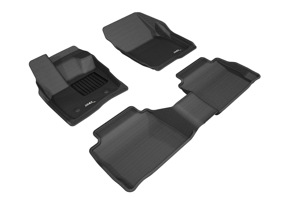 3D MAXpider Floor Mat For LINCOLN MKZ 2017-2020 KAGU BLACK R1 R23D MAXpider