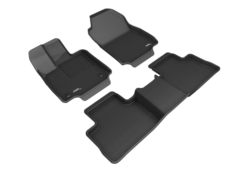 3D MAXpider Floor Mat For TOYOTA RAV4 GASOLINE 2019-2024 KAGU BLACK R1 R23D MAXpider