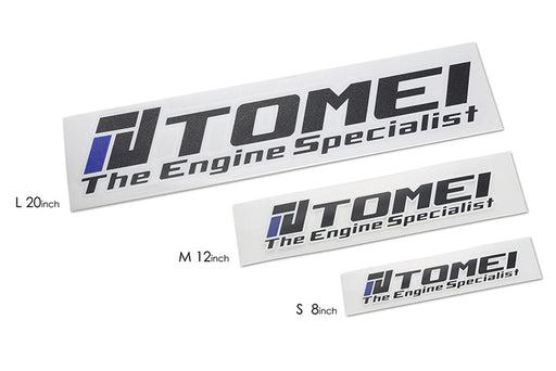 Tomei USA Die cut Sticker 2016 Ver. The Engine Specialist Black - 8 InchTomei USA