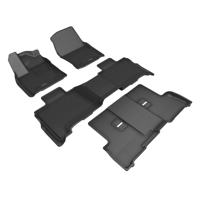 3D MAXpider Floor Mat For TOYOTA SEQUOIA 2023-2024 KAGU BLACK R1 R2 R33D MAXpider