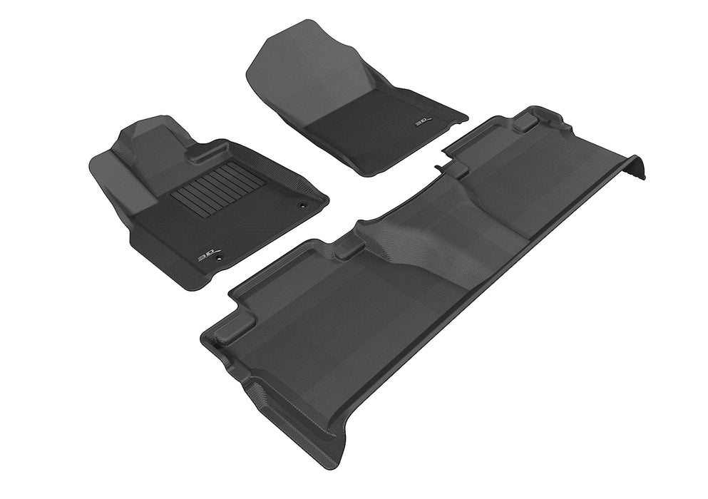 3D MAXpider Floor Mat For TOYOTA TUNDRA CREWMAX 2014-2021 KAGU BLACK R1 R23D MAXpider