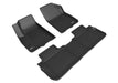 3D MAXpider Floor Mat For GMC ACADIA 5-SEATS 2017-2023 KAGU BLACK R1 R23D MAXpider