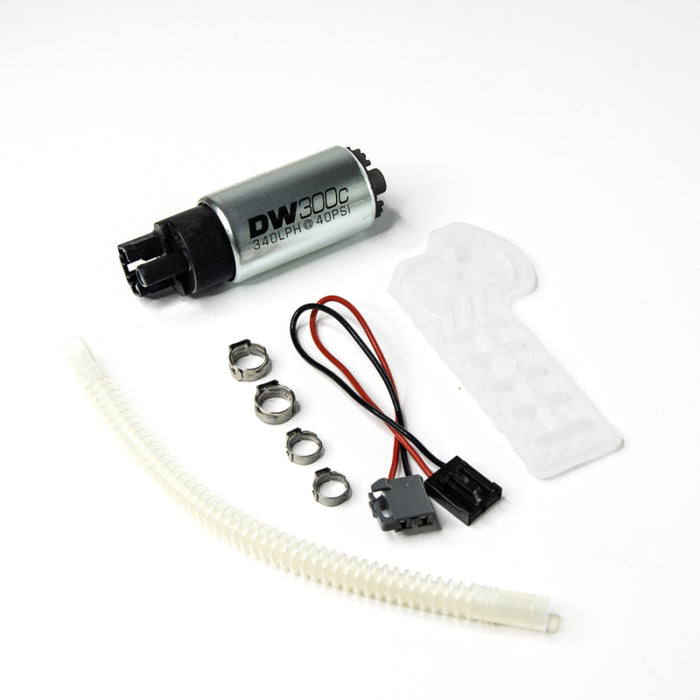 DeatschWerks DW300C 340Lph Compact Fuel Pump w/Install kit for 13-14 Hyuandi Genesis Coupe 2.0T