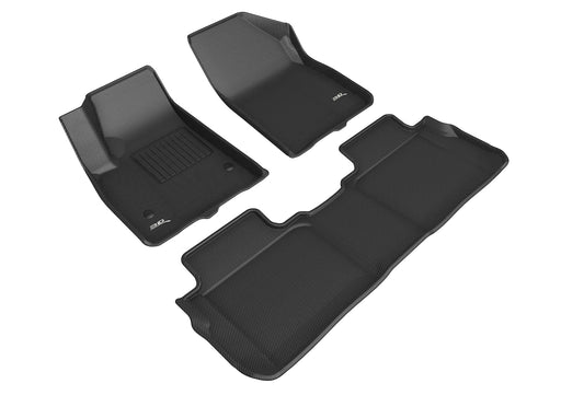 3D MAXpider Floor Mat For CHEVROLET BLAZER 2019-2024 KAGU BLACK R1 R23D MAXpider