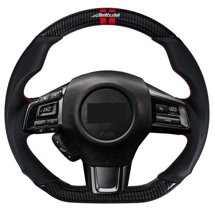 Buddy Club Sport Steering Wheel Carbon for 2015-21 Subaru WRX/WRX STI