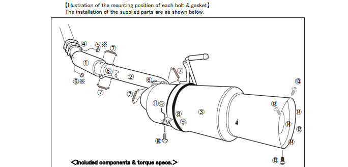 Tomei Ti Exhaust Replacement Part for 370Z TB6090-NS02A - Sound Reducer ver.2 #12