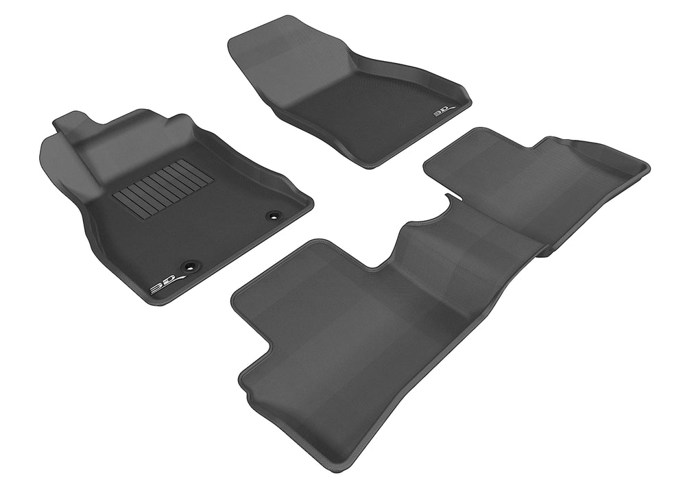 3D MAXpider Floor Mat For NISSAN JUKE 2011-2018 KAGU BLACK R1 R23D MAXpider