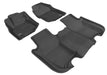 3D MAXpider Floor Mat For HONDA FIT 2009-2013 KAGU BLACK R1 R23D MAXpider