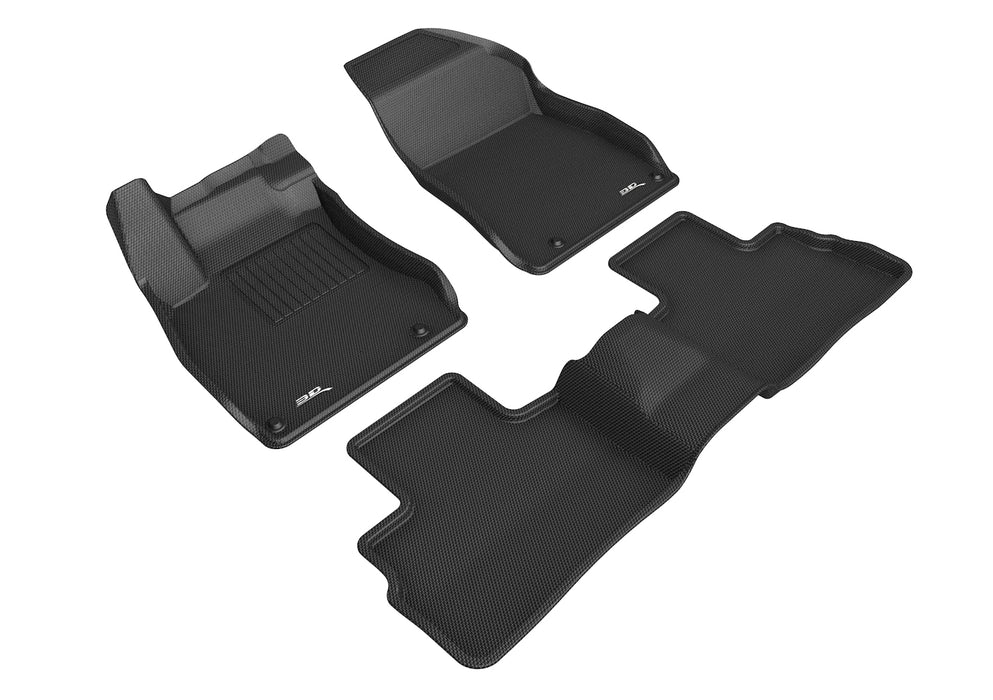 3D MAXpider Floor Mat For NISSAN SENTRA 2020-2021 KAGU BLACK R1 R23D MAXpider