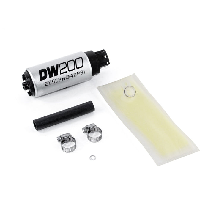 DeatschWerks DW200 255Lph In-Tank Fuel Pump w/Install kit for 92-00 Honda Civic