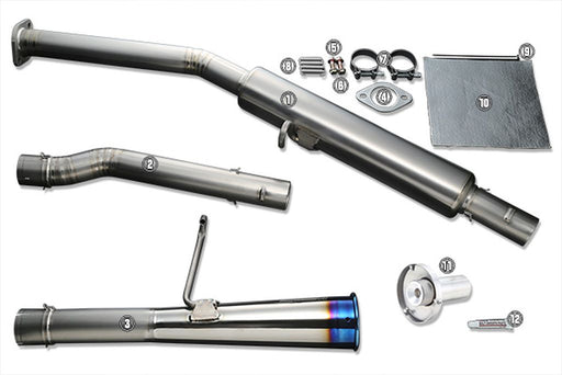 Tomei Exhaust Replacement Part Tail Pipe #3 For AE86 TB6090-TY01A Type RTomei USA