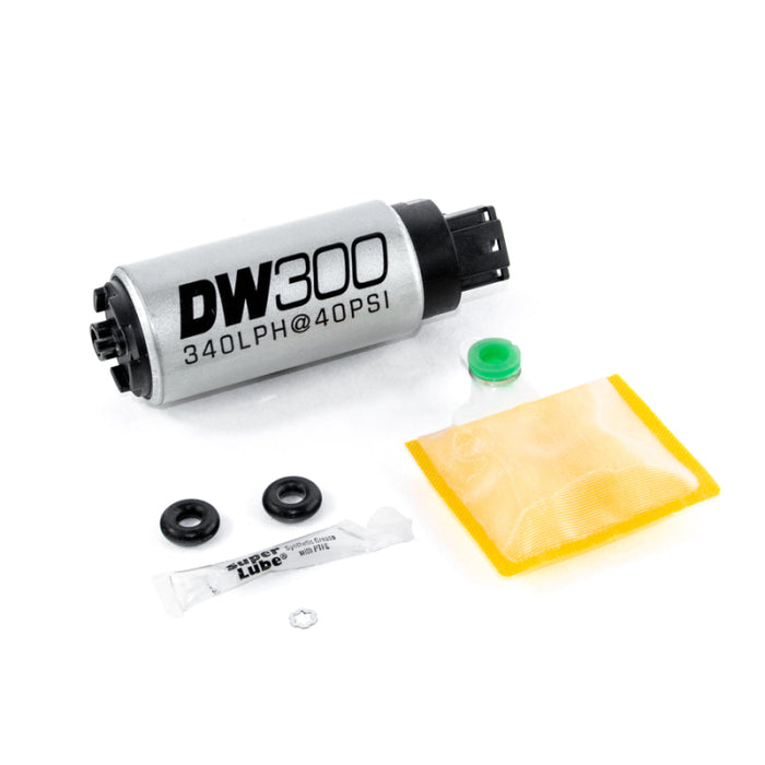 DeatschWerks DW300 340Lph In-Tank Fuel Pump w/Install Kit for 03-06 Mitsubishi EVO 8/9