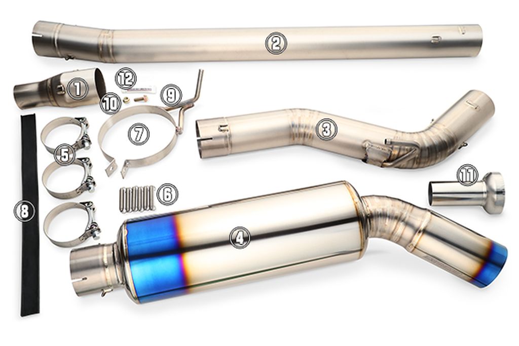 Tomei Ti Exhaust Replacement Part for 2015-23 Mustang Ecoboost TB6090-FR01A - Sound reducer ver.2 #11