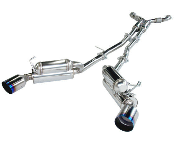 HKS Full Dual Ti Tip Exhaust System For 2002-07 Infiniti G35 Coupe Only