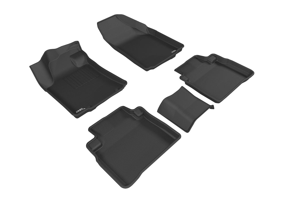 3D MAXpider Floor Mat For NISSAN MAXIMA 2016-2023 KAGU BLACK R1 R23D MAXpider