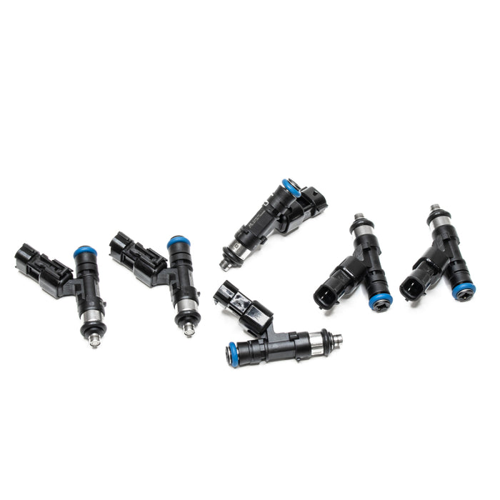 DeatschWerks 650cc Top Feed Injectors for 03-15 Nissan 350Z/370Z VQ35DE/VQ37DE (Set of 6)