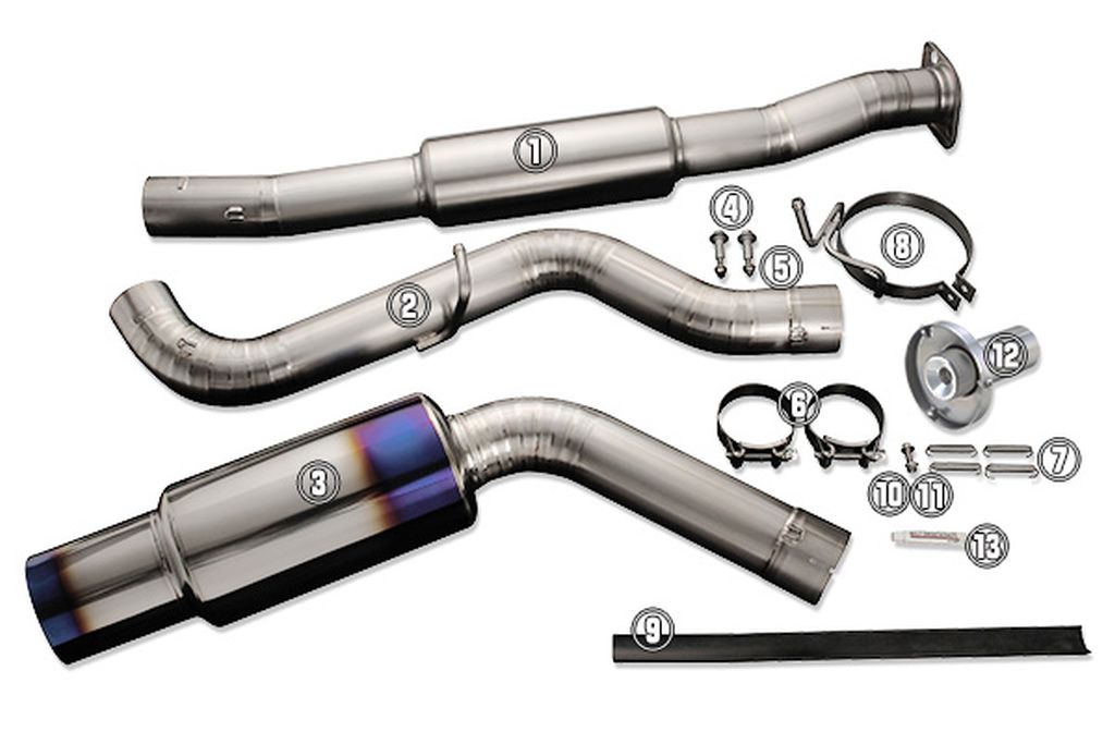 Tomei Ti Exhaust Replacement Part for 11-21 STI 4 dr. TB6090-SB02C - Muffler Band Bolt/Nut #10/#11