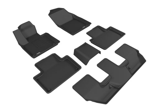 3D MAXpider Floor Mat For VOLVO XC90 (T5/B5) / XC90 (T6/B6) 2015-2024 KAGU BLACK R1 R2 R33D MAXpider