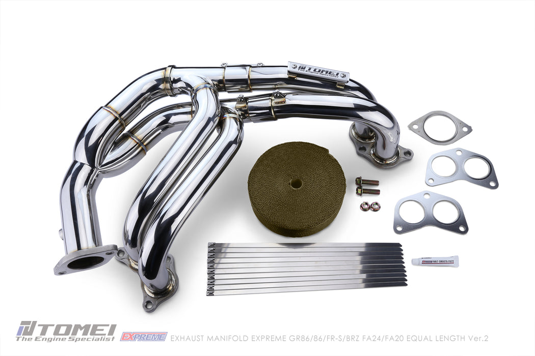 Tomei Expreme SUS Exhaust Manifold Kit Equal Length Ver.2 For FA24 GR86/BRZ