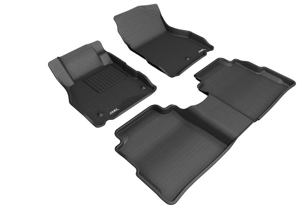 3D MAXpider Floor Mat For NISSAN KICKS 2018-2024 KAGU BLACK R1 R23D MAXpider