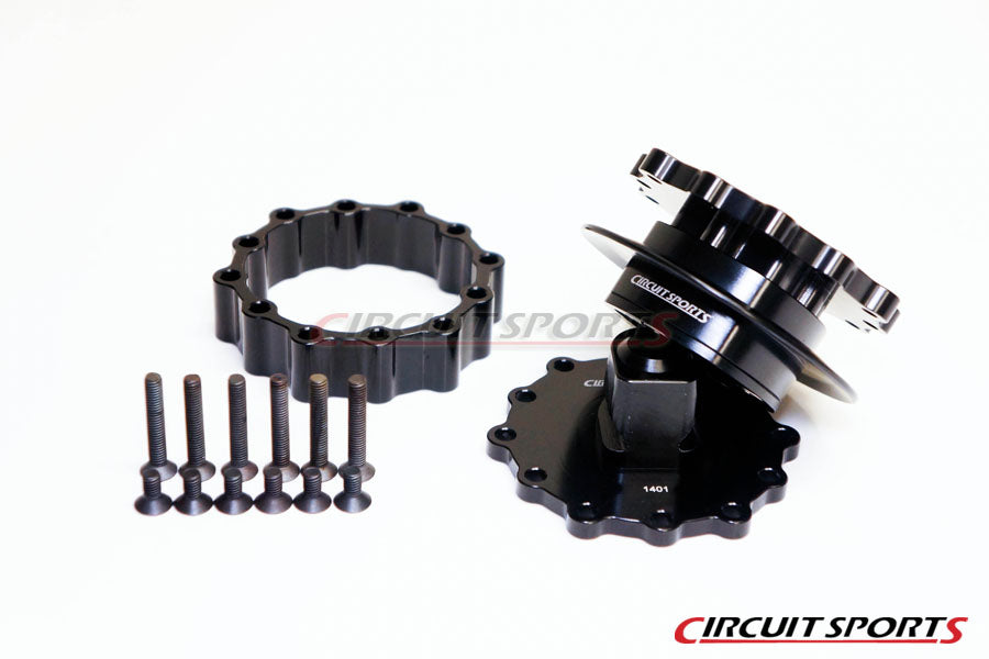 Circuit Sports Steering Wheel Quick Release Kit Ver. 3 - 47mm - Black