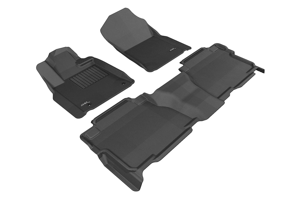 3D MAXpider Floor Mat For TOYOTA TUNDRA 2007-2011 CREWMAX KAGU BLACK R1 R23D MAXpider