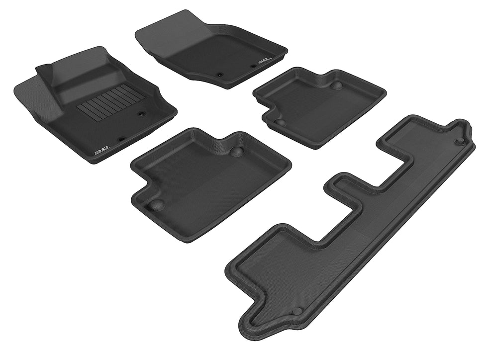 3D MAXpider Floor Mat For VOLVO XC90 2003-2014 KAGU BLACK R1 R2 R33D MAXpider