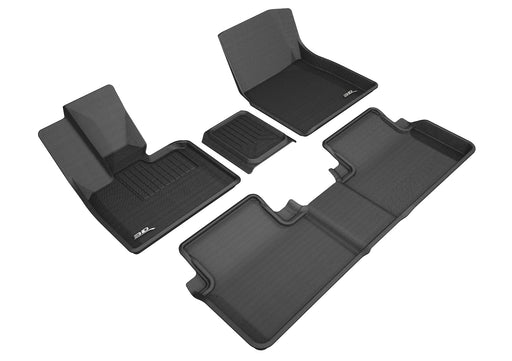 3D MAXpider Floor Mat For BMW I3 2014-2021 KAGU BLACK R1 R2 (3PCS R1)3D MAXpider