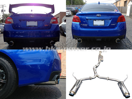 HKS Hi-Power Exhaust System For 2015-2021 Subaru WRX / STI FA20/EJ25