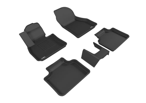 3D MAXpider Floor Mat For BMW X1 2016-2022 / X2 2018-2023 KAGU BLACK R1 R23D MAXpider