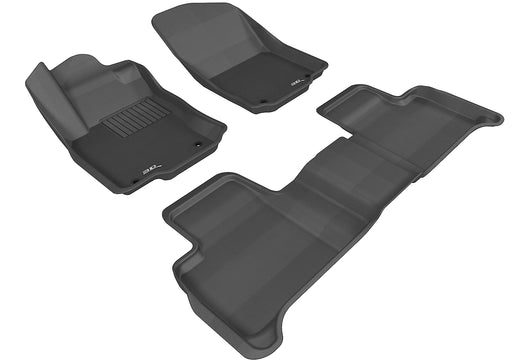 3D MAXpider Floor Mat For MERCEDES-BENZ GLS/AMG GLS63 SUV (X166) 2017-2019 / GL-CLASS/GL 63 AMG (X166) 2013-2016 / ML-CLASS/ML63 AMG (W166) 2012-2015 KAGU BLACK R1 R23D MAXpider