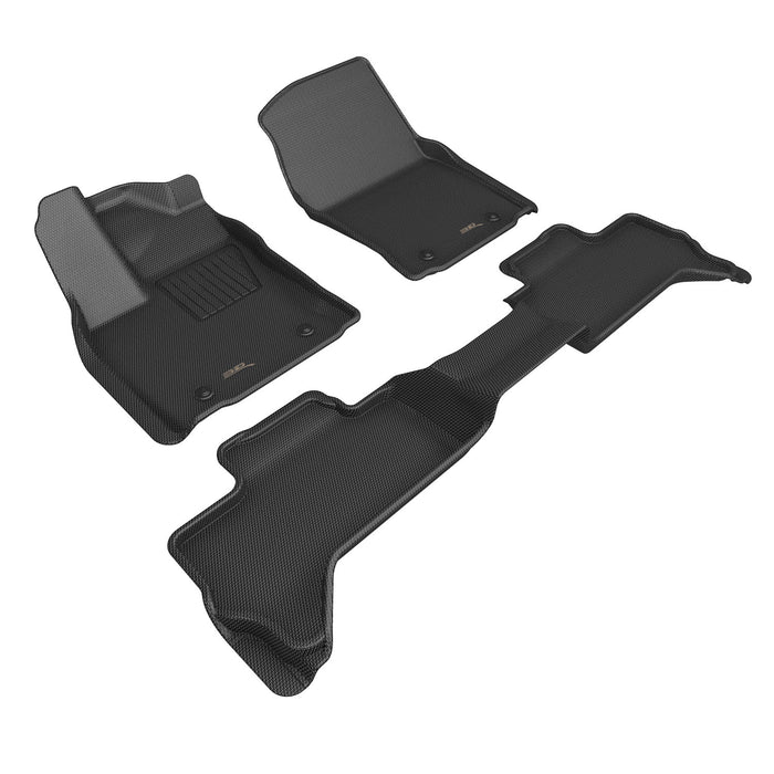 3D MAXpider Floor Mat For TOYOTA TUNDRA DOUBLE CAB 2022-2024 KAGU BLACK R1 R23D MAXpider