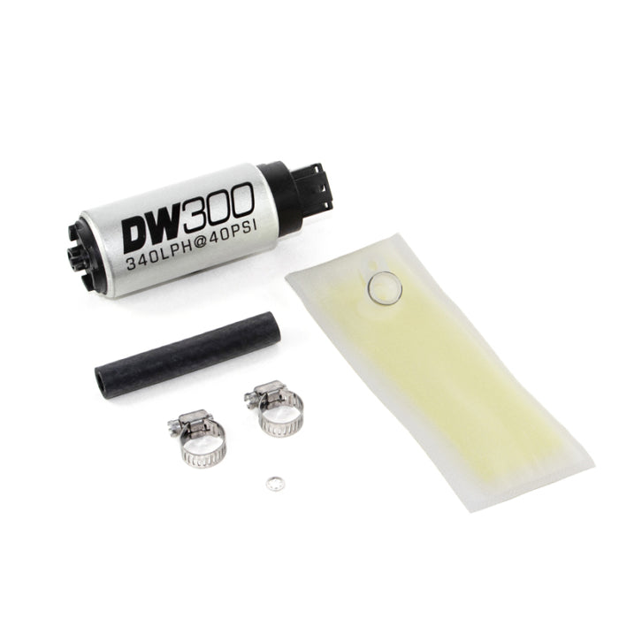 DeatschWerks DW300 340Lph In-Tank Fuel Pump w/Install Kit for 92-00 Honda Civic