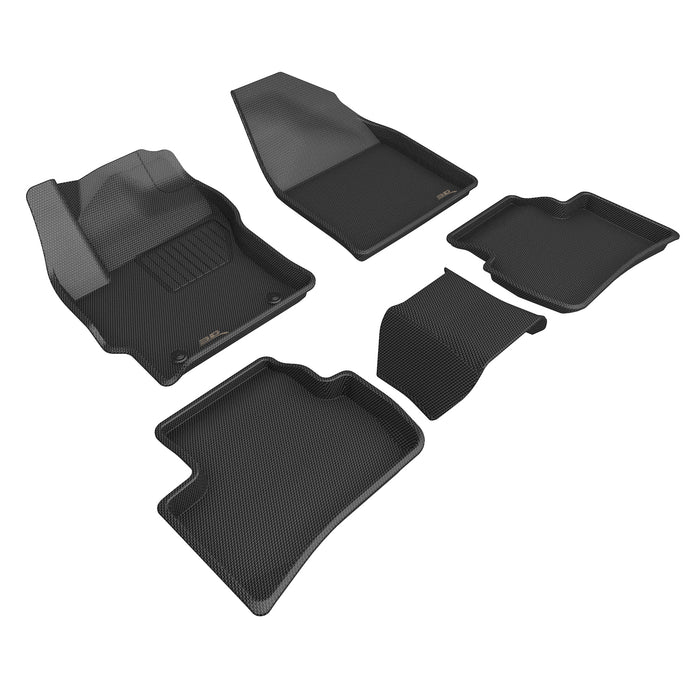 3D MAXpider Floor Mat For TOYOTA COROLLA CROSS 2022-2024 AWD GASOLINE KAGU BLACK R1 R23D MAXpider