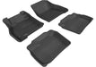 3D MAXpider Floor Mat For NISSAN LEAF 2011-2012 KAGU BLACK R1 R23D MAXpider