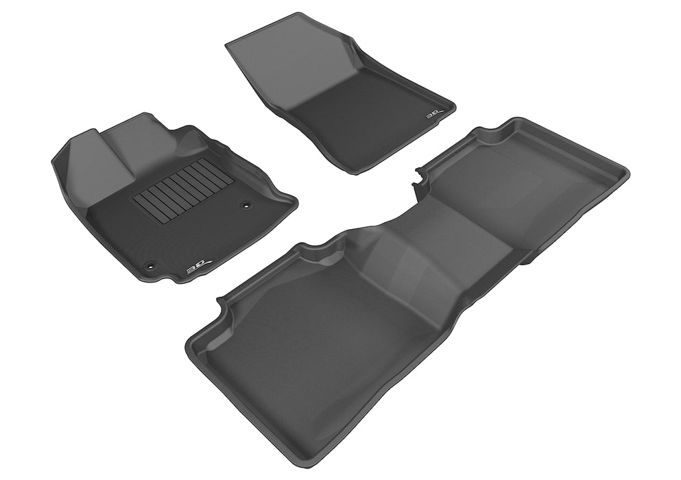 3D MAXpider Floor Mat For TOYOTA VENZA 2013-2015 KAGU BLACK R1 R2 (POST)3D MAXpider