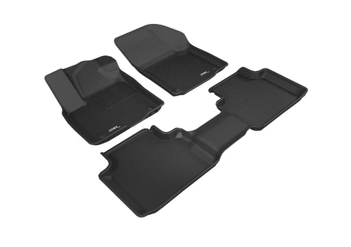 3D MAXpider Floor Mat For VOLKSWAGEN ATLAS 2018-2024 / ATLAS CROSS SPORT 2020-2024 KAGU BLACK R1 R23D MAXpider