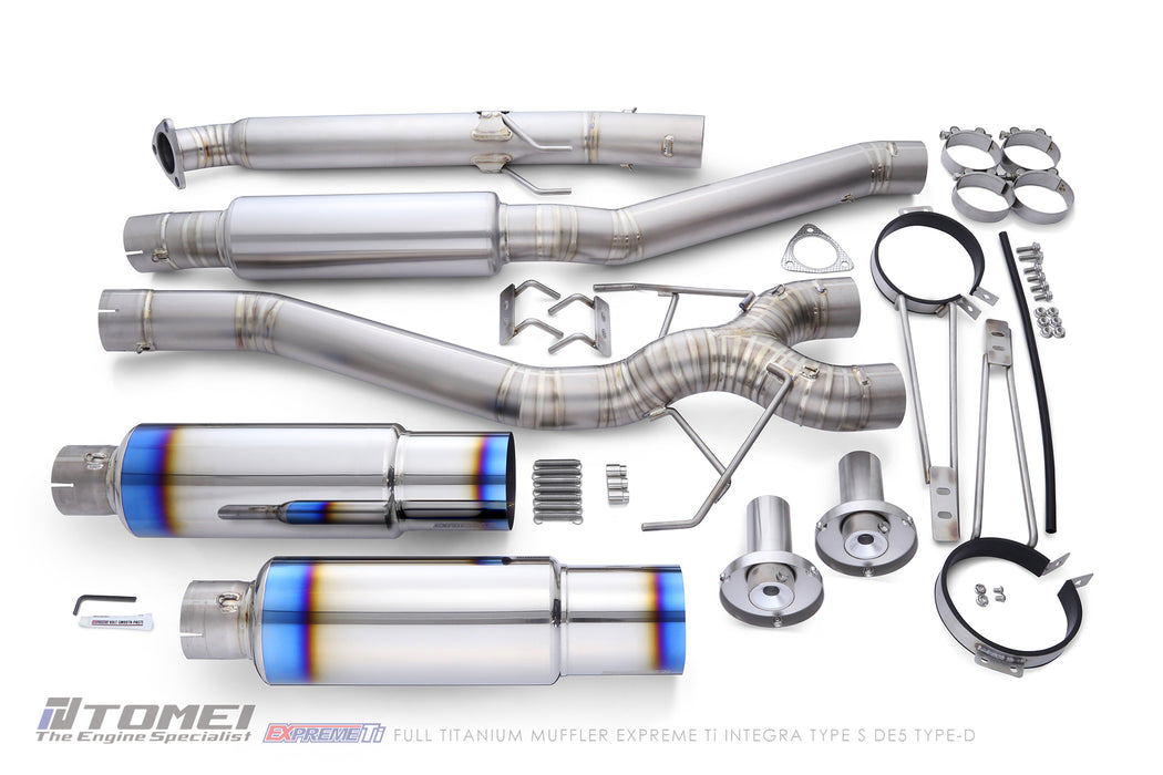 Tomei Expreme Titanium Exhaust System Type-D Dual For 2023+ Acura Integra Type S