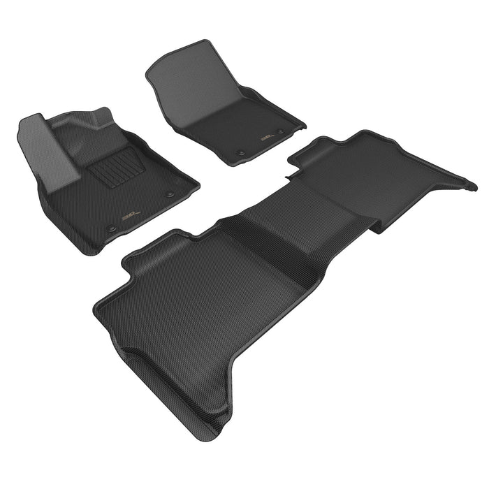 3D MAXpider Floor Mat For TOYOTA TUNDRA CREWMAX 2022-2024 KAGU BLACK R1 R23D MAXpider