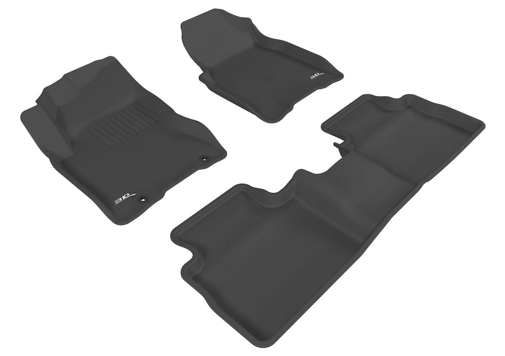 3D MAXpider Floor Mat For NISSAN ROGUE 2008-2013 KAGU BLACK R1 R23D MAXpider