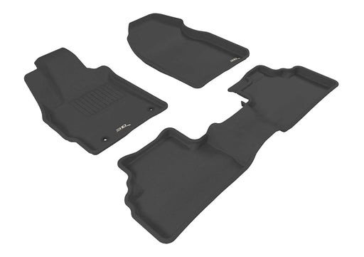 3D MAXpider Floor Mat For MAZDA CX-7 2007-2012 KAGU BLACK R1 R23D MAXpider