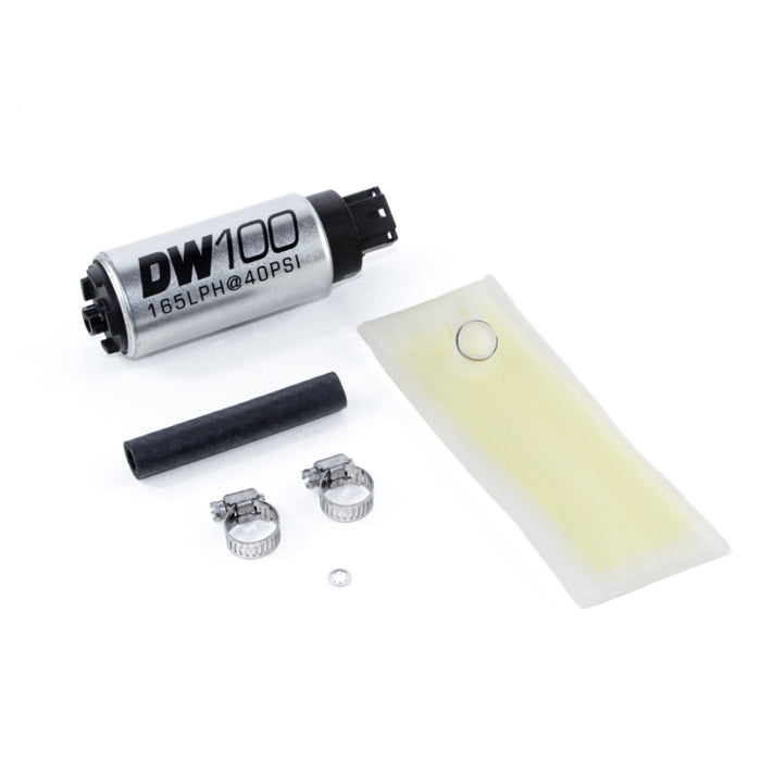 DeatschWerks DW100 165Lph In-Tank Fuel Pump w/Install Kit for 92-00 Honda Civic