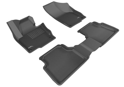 3D MAXpider Floor Mat For VOLKSWAGEN TIGUAN 2009-2017 / TIGUAN LIMITED 2018-2019 KAGU BLACK R1 R23D MAXpider