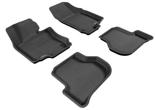 3D MAXpider Floor Mat For VOLKSWAGEN JETTA 2005-2010 KAGU BLACK R1 R23D MAXpider