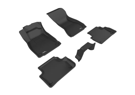 3D MAXpider Floor Mat For AUDI A4/A4 ALLROAD (B9/8W) 2017-2024 / S4 (B9) 2018-2024 / A5/S5 SPORTBACK (8W6) 2018-2023 / RS 5 SPORTBACK (8W6) 2019-2023 KAGU BLACK R1 R23D MAXpider